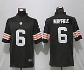 Nike Cleveland Browns 6 Mayfield Brown Vapor Untouchable Limited Jersey,baseball caps,new era cap wholesale,wholesale hats